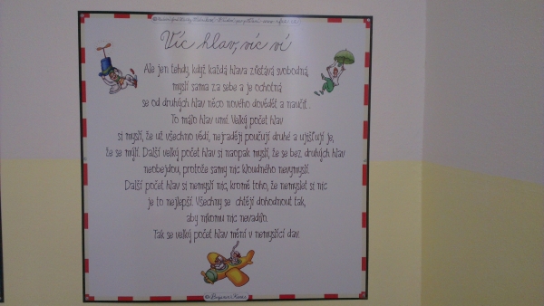 Kontrolní hlášení - bubák a nová výzdoba