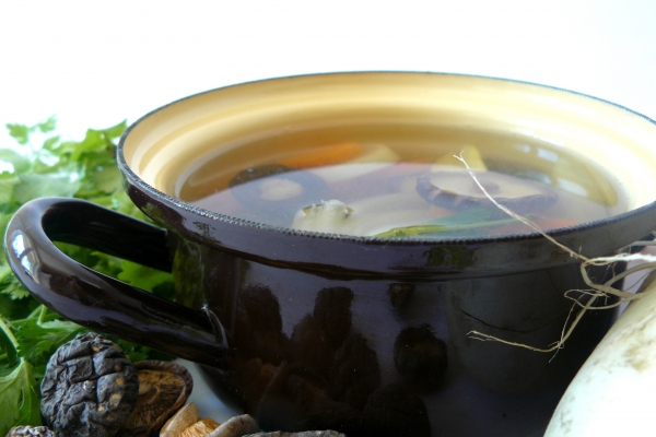 Thajský zeleninový vývar