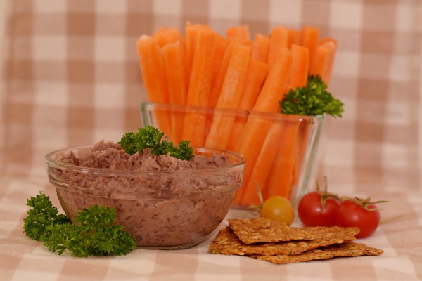 Tmavá fazolová pomazánka